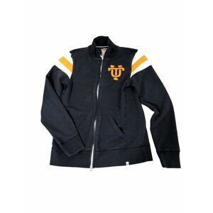 University of TN Jacket Coat Large Zipper Navy Blue Orange UT 47 Brand